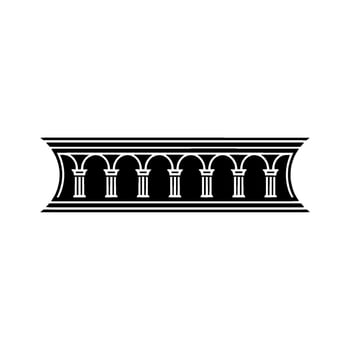 Classical Arch Motif, Elegant Border vector