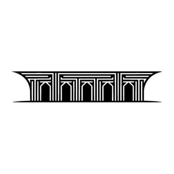 Geometric Deco Archway, Minimalist, Art deco vector