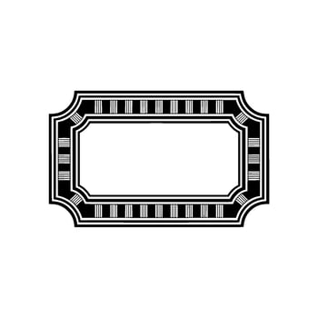 Elegant Vintage Frame, Minimalist, Decorative Border vector
