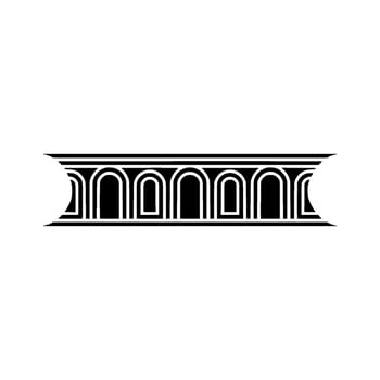 Art Deco Archway, Geometric Ornamentation, Minimalist - Minimalism vector