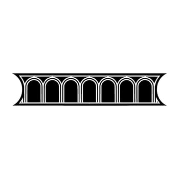 Geometric Archway, Minimalist, Retro Aesthetic vector