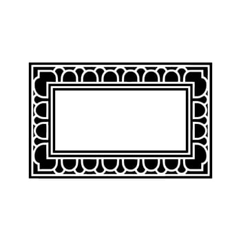 Art Deco Frame, Elegant Border, Vintage, Minimalist Composition, Ornamentation vector