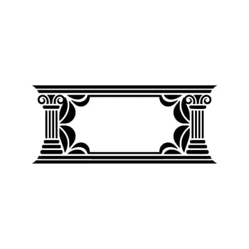 Elegant Classical Frame, Decorative Border, Vintage, Architecture vector