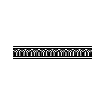 Geometric Arch Border, Minimalist , Elegant Accent - Linear vector