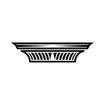 Classical Capital Detail, Minimalist vector