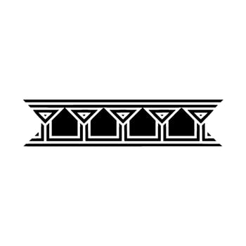 Geometric Deco Border, Minimalist, Architecture vector