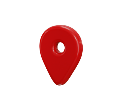 Location pin icon 3d render concept of gps tracking icon illustration png