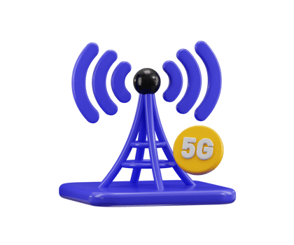 5G signal tower illustration png