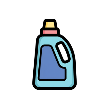 Cleaning product bottle illustration png