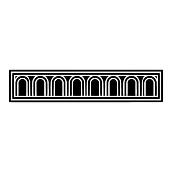 Art Deco Linear Ornament, Geometric , Elegant Border vector