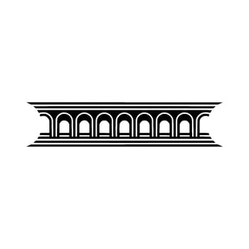 Art Deco Architectural Ornament, Geometric, Line vector