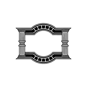 Elegant Classical Frame, Minimalist vector