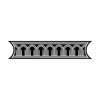Art Deco Banding Ornament, Geometric, Stylized vector