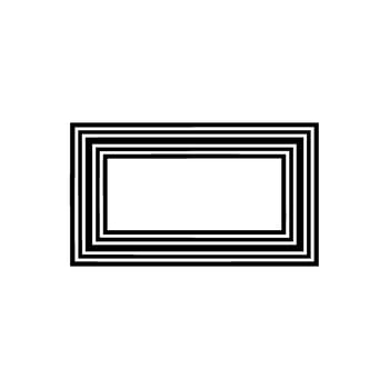 Geometric Frame, Minimalist , Gradient Background vector