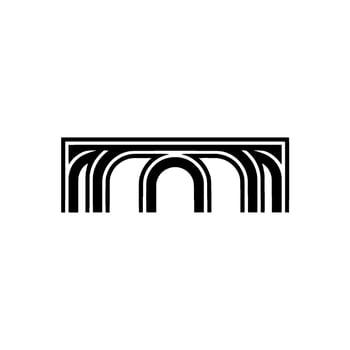 Geometric Archway, Minimalist, Modern Abstract vector