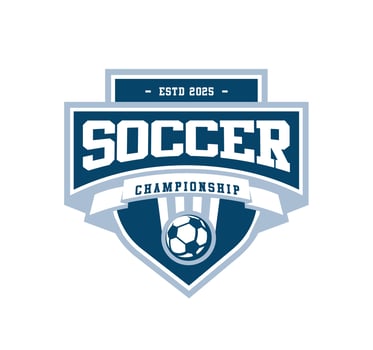 isolated soccer logo vector