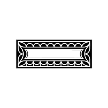 Art Deco Frame, Elegant Border, Minimalist, Minimalism vector