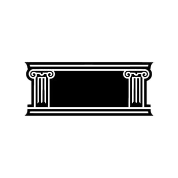 Classical Column Frame, Elegant , Minimalist vector