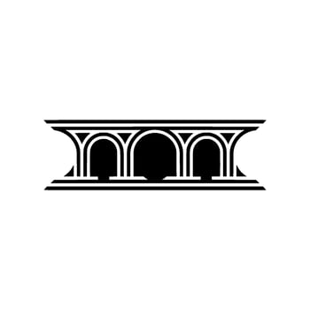 Architectural Archway, Minimalist , Geometric Pattern vector