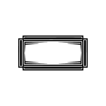 Geometric Frame, Minimalist , Blank Canvas, Abstract vector