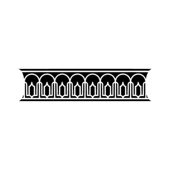 Art Deco Architectural Ornament Border, Geometric - Architecture vector