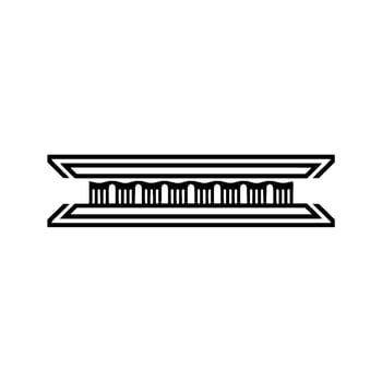 Geometric Archive, Minimalist , Retro Style vector