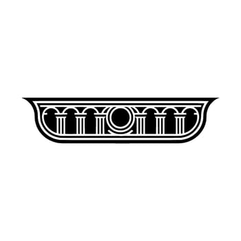 Art Deco Ornament, Geometric , Vintage Elegance, Linear vector