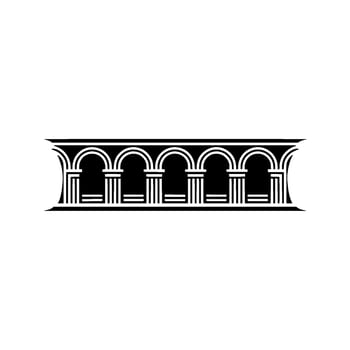 Art Deco Archway, Minimalist , Elegant Border vector