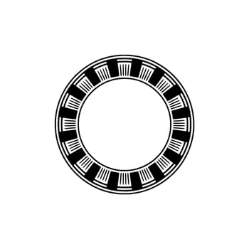 Geometric Circle Frame, Minimalist , Retro Aesthetic, Minimalism vector