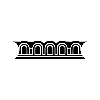 Geometric Wave, Minimalist , Modern Ornamentation vector