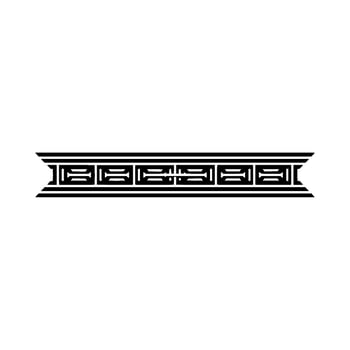 Geometric Deco Border, Elegant , Minimalist Style vector