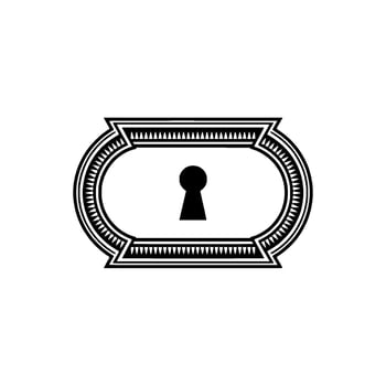 Secret Passage , Minimalist Keyhole vector