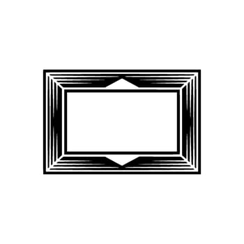 Geometric Frame, Minimalist Composition, Abstract vector