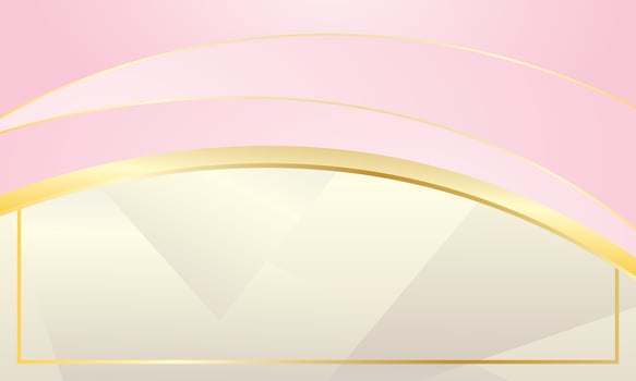 Pink gold gradient abstract for certificate background vector