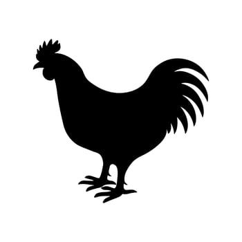 silhouette standing side view vector