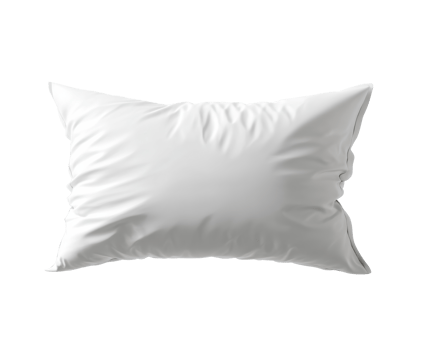 Soft and fluffy pillow for a good night sleep comfort png