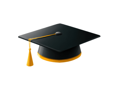 Graduation cap representing academic achievement and celebrations png