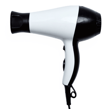 Hair Dryer Electric Blow Dryer for Salon or Home Use with Transparent Clipping Path Background png