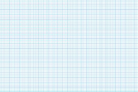 Graph paper texture for drawing sketch writing mathematics geometry planning notes study and education on isolated transparent background with ruled blue lines notebook style vector