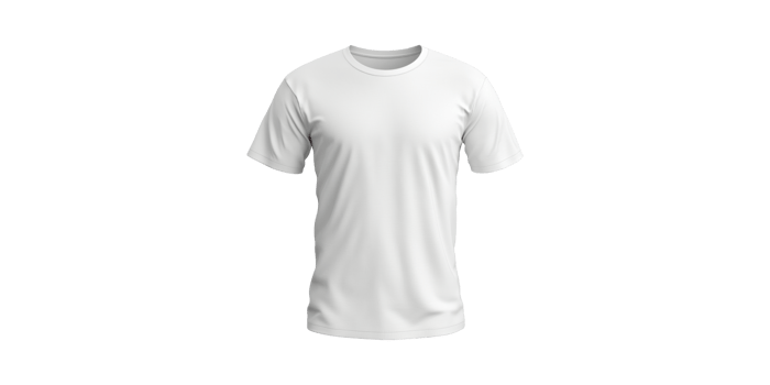 T-Shirt Mockup. Apparel Design And Branding Template Isolated On Transparent Background png