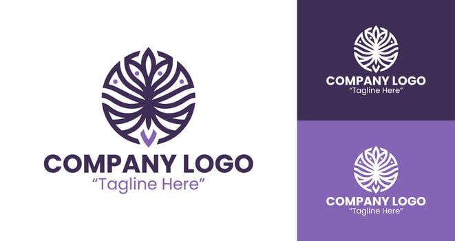 Contemporary Abstract Logo Designs for Business and Professional Use in Purple vector