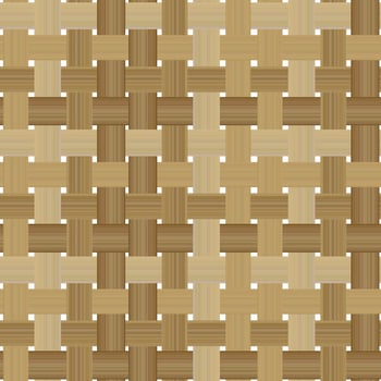 Seamless woven bamboo pattern with a natural and traditional texture, suitable for backgrounds and decorative designs vector