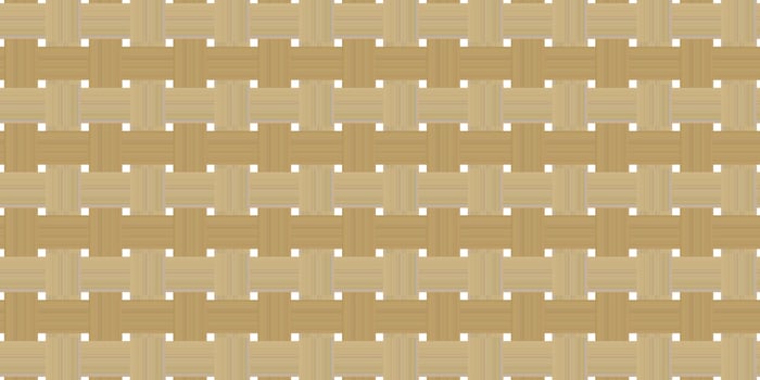 Seamless woven bamboo texture pattern in natural tones, ideal for backgrounds, wallpapers, and product mockups. vector
