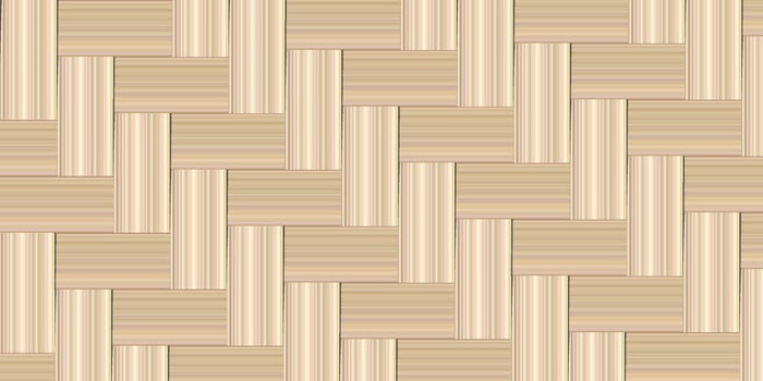 Seamless woven wood texture pattern with alternating vertical and horizontal grain panels in natural beige and brown tones. Ideal for flooring, backgrounds, wallpapers, and interior design visuals. vector