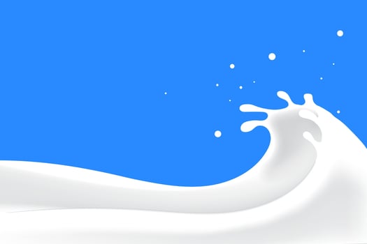 pure milk wave background. vector