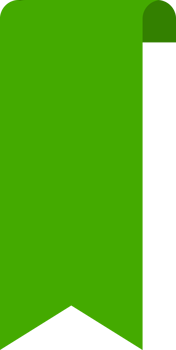 Green tag frame ribbon label png