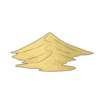 Illustration of Sand Dune vector