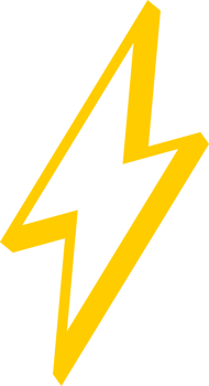 Yellow line sparkle thunder electric bolt png