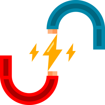 Red and blue broken electric cable wire short circuit png