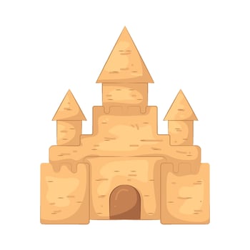 Illustration of Sandcastle vector